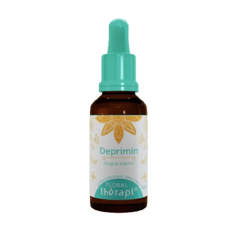 Floral De Bach Deprimin 30ml P/ Alegria Interior Thérapi