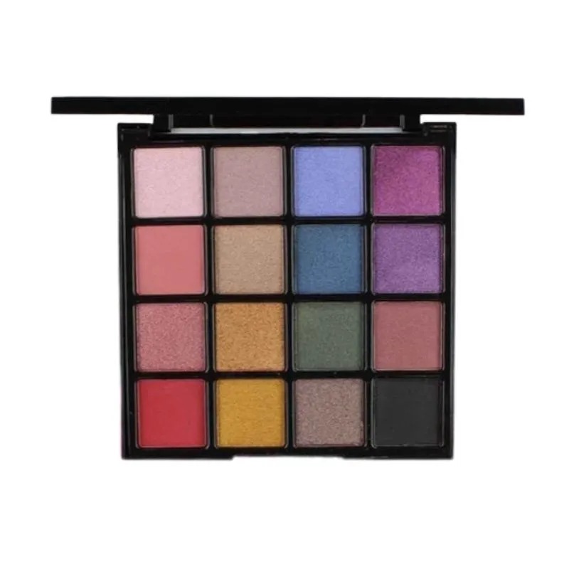 Paleta De Sombra C/ 16 Cores Mescladas Sand L1075 Luisance