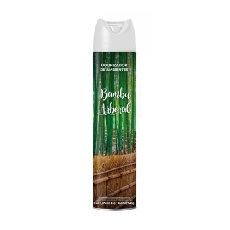 Spray Odorizador De Ambientes Bambu Arboral 240g-360ml Zetek