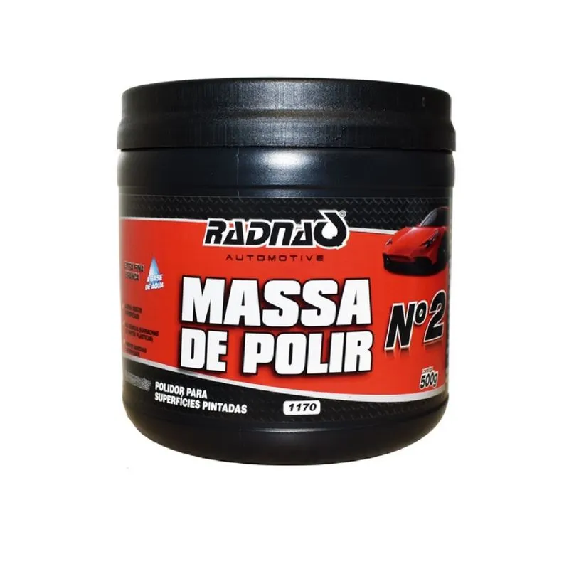 Massa De Polimento 500g Automotivo Polir Brilho Intenso N2