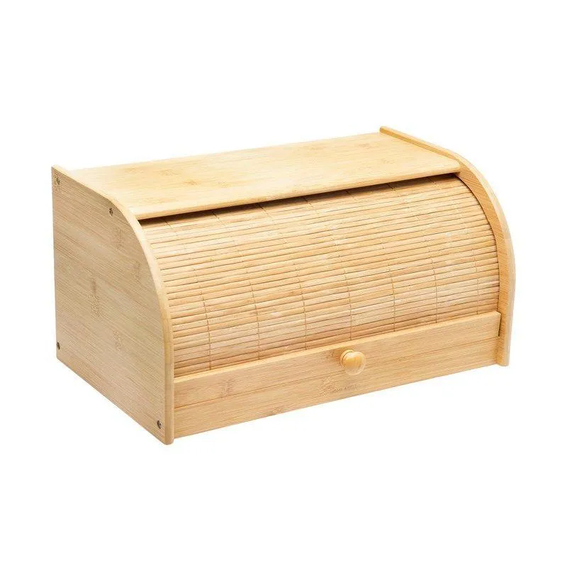 Porta pão bambu rip 38,5 cm - home style