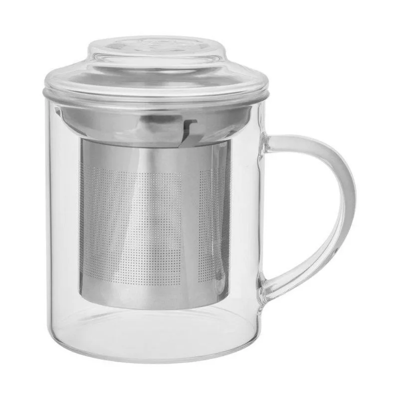 Caneca com Infusor Home Style Tea Time