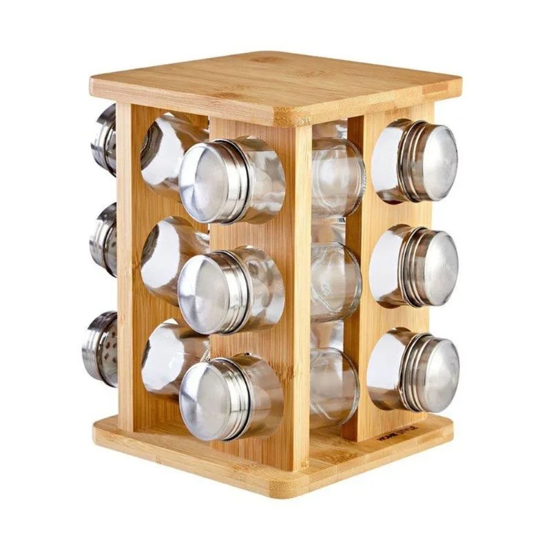 Jogo de Porta Condimentos Home Style Bambus
