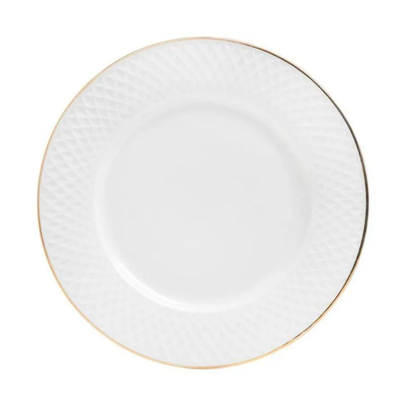 Prato de Sobremesa Home Style Eclat Gold 21 cm