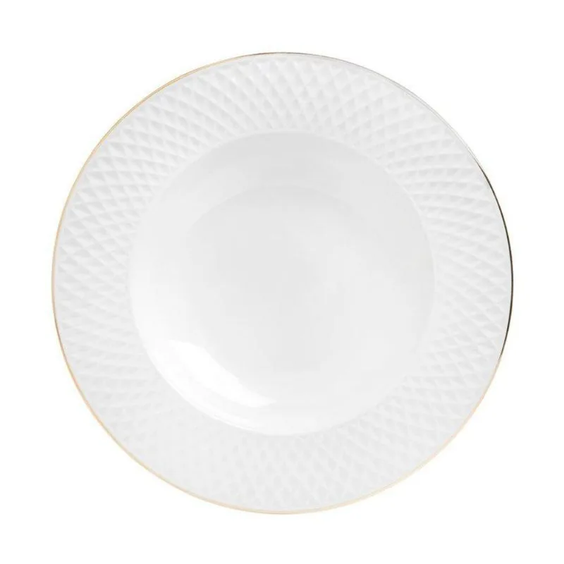 Prato Fundo Home Style Eclat Gold 23 cm