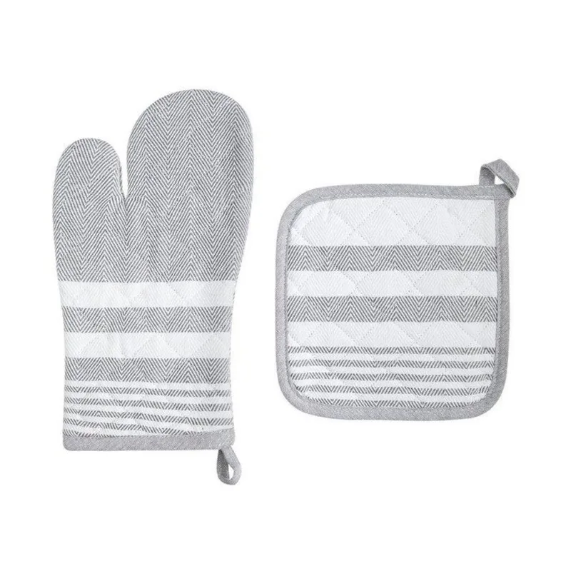 Luva e Descanso de Panela Home Style Stripes