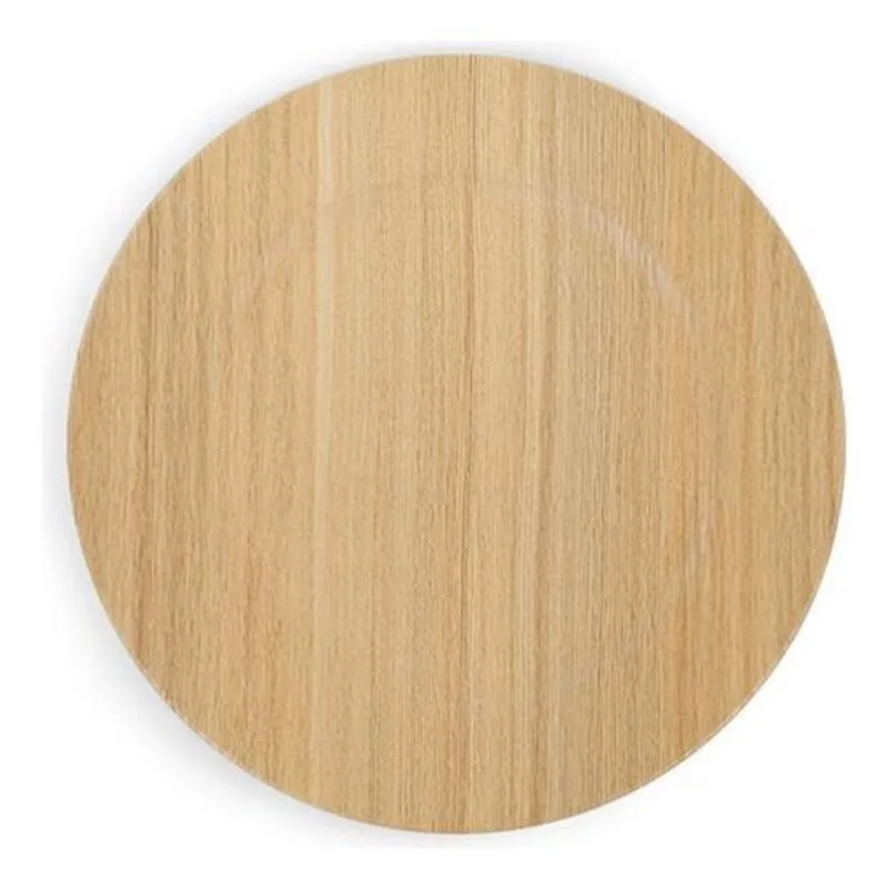 Sousplat De Plastico 12X10 Cm Bege E Cinza - Cromus - Bege