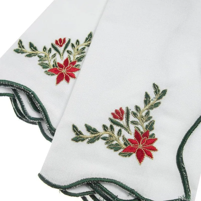 Jg guardanapo natal folk 2pcs saz home style