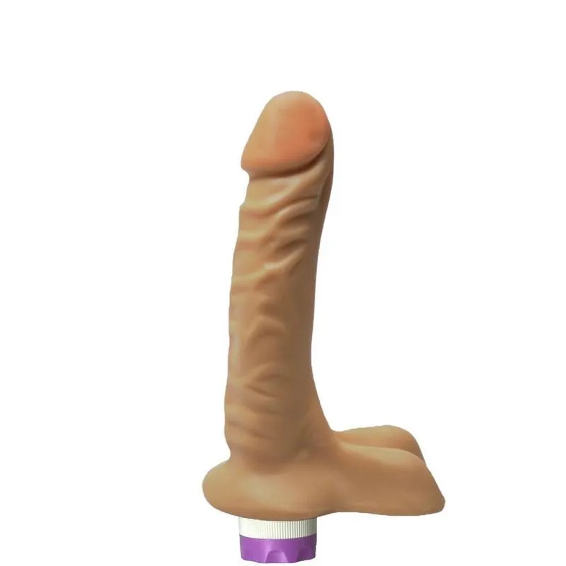 Pênis Aroldo 20 X 4,5 Cm Pele Com Vibrador Interno Em Cyber