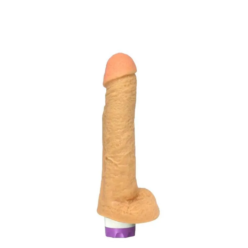 Pênis 19 X 3,5 Cm Pele Com Vibrador Interno Em Cyber