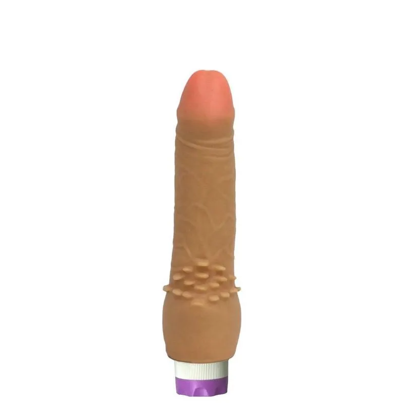Pênis Piperno 18 X 4 Cm Pele Com Vibrador Interno Em Cyber