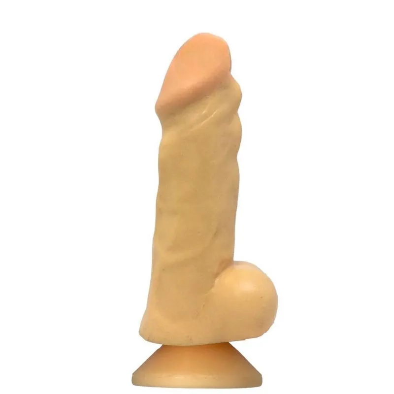 Pênis Sando Regis 15 X 4,5 Cm Pele Com Ventosa Sex Shop