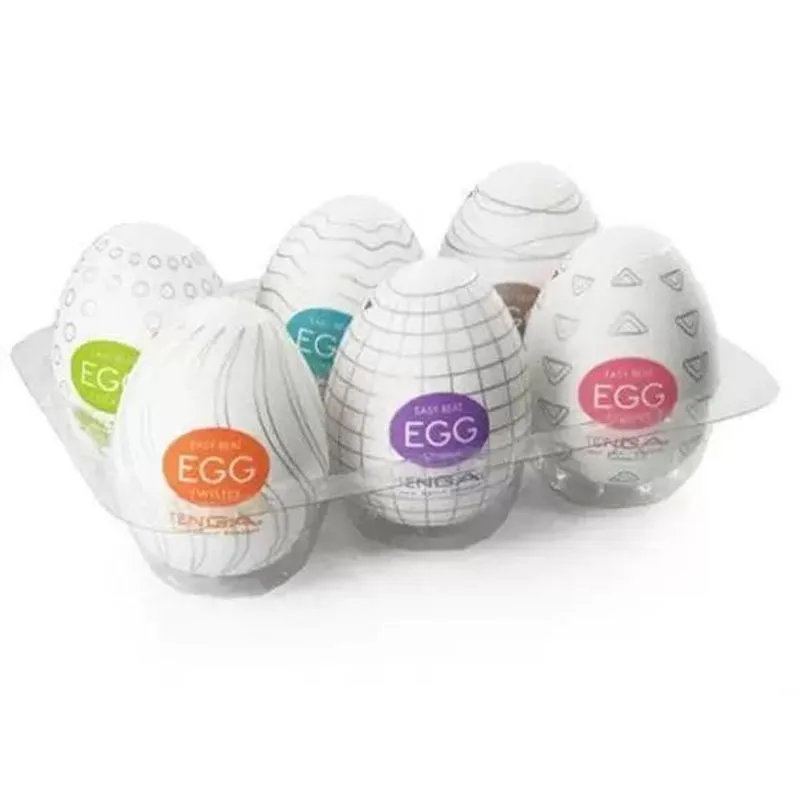 Caixa 06 Unidades Egg Magical Kiss Sex Shop Masturbador