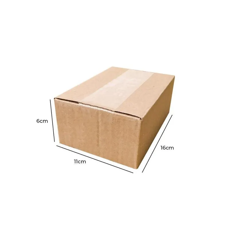 Kit Com 500 Caixas De Papelão Para Transporte Pp 16x11x6