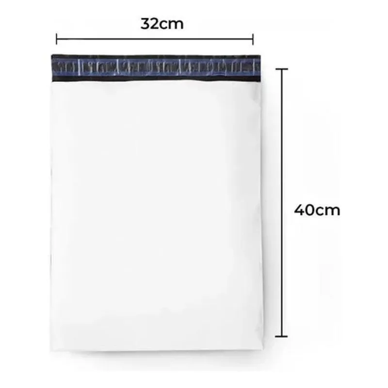 Envelope Segurança Branco 32x40 Coex 50 Unid Auto Adesivo Resistente