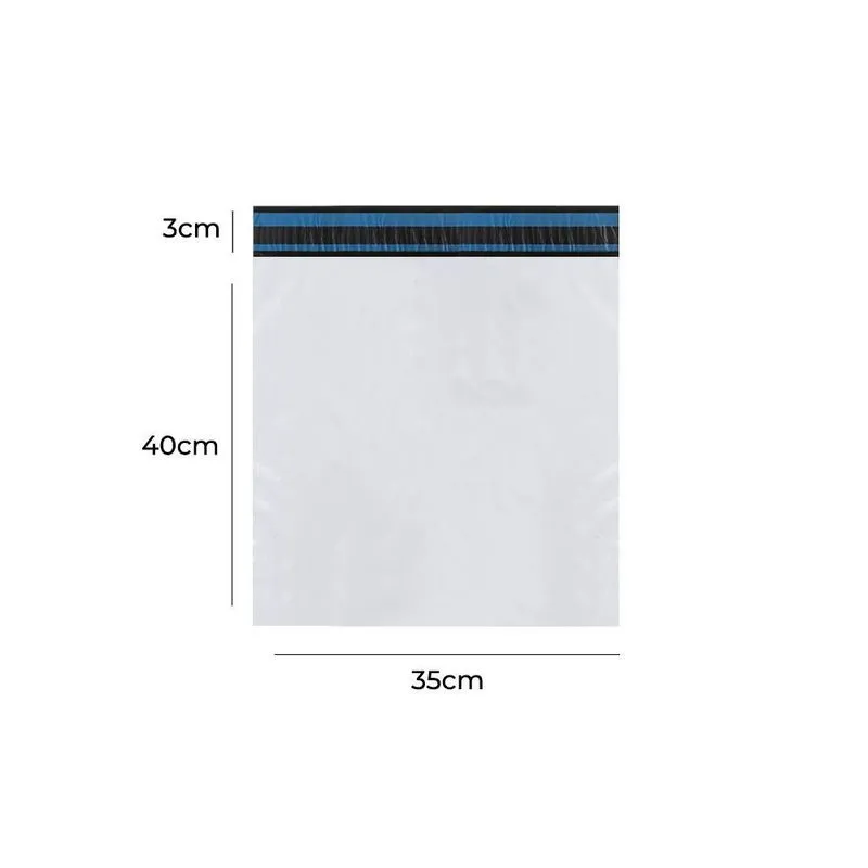 Envelope Plástico De Segurança Branco 35x40 Coex 500 Un
