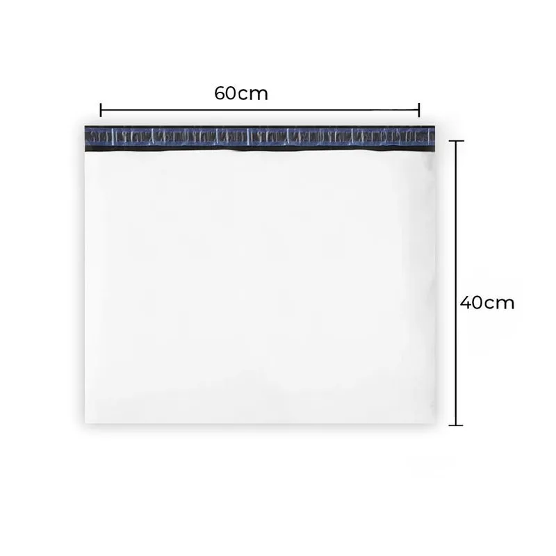 Envelope Plástico De Segurança Branco 60x40 Coex 250 Un