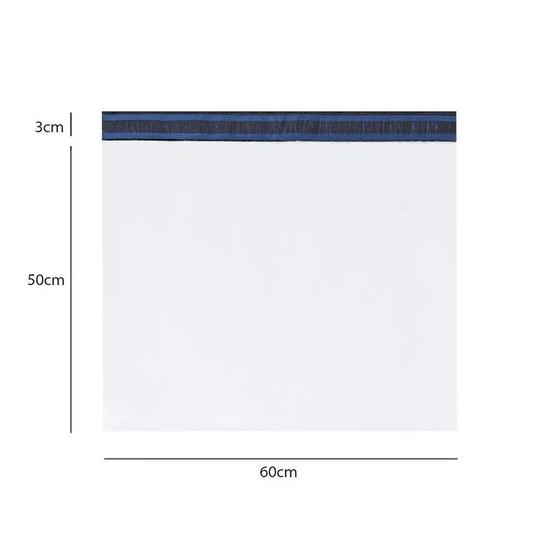 Envelope Plástico Branco 60x50 Coex 500 Unidades