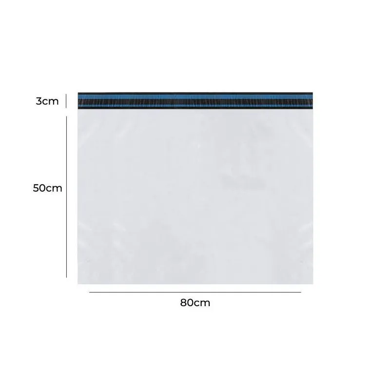 Envelope Plástico Segurança Branco 80x50 Coex 100 Und