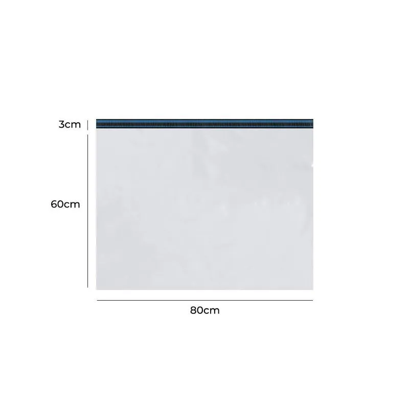 Envelope Plástico De Segurança Branco 80x60 Coex 500 Un