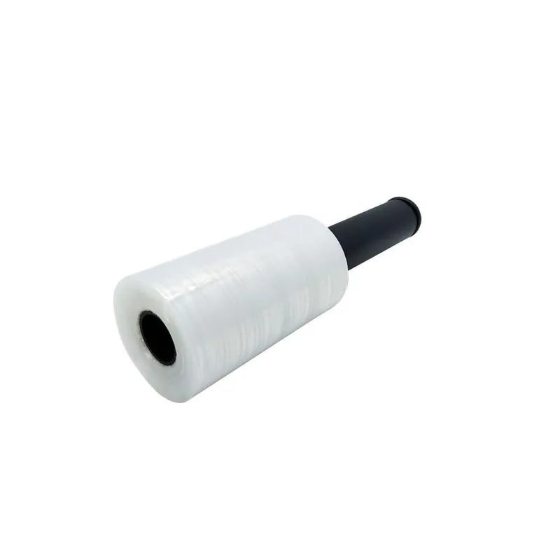 Kit Com 5 Rolos Filme Stretch Cabo Aplicado 10 Cm X 100 M