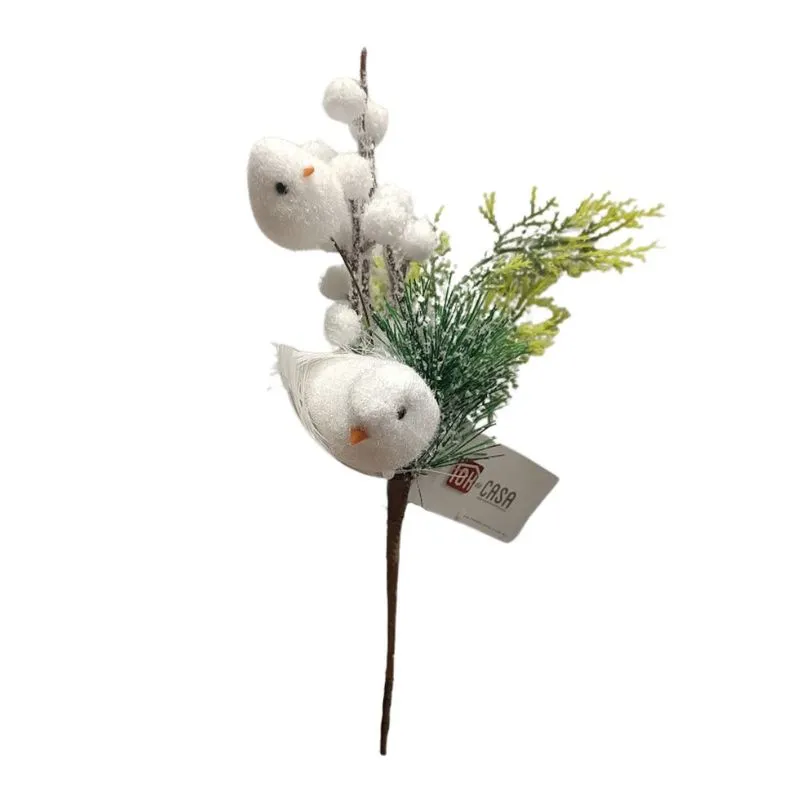 Galho Berry Branco 28cm