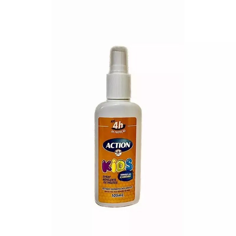 Repelente De Insetos Action Spray Kids 105ml - Action
