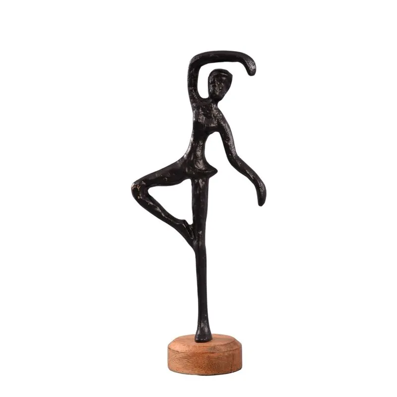 Escultura Ballerina Gold Aluminio - Mai Home