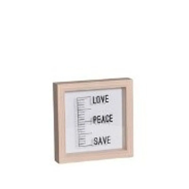 Cofre Save Madeira 20x20x4 Mdf Vidro - Mai Home