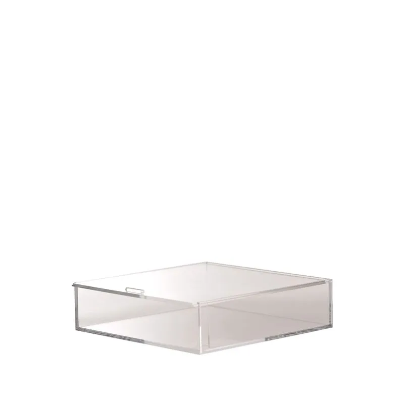 Caixa Quad Gaveta 20x6x20cm Acrilico - Mai Home