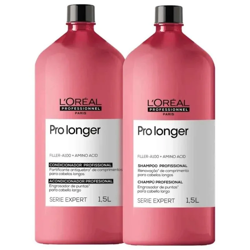 L'Oréal Professionnel Pro Longer Shampoo 1500ml + Condicionador 1500ml
