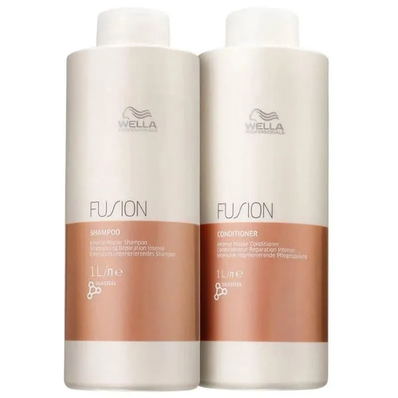 Wella Professionals Fusion Shampoo + Condicionador 1L