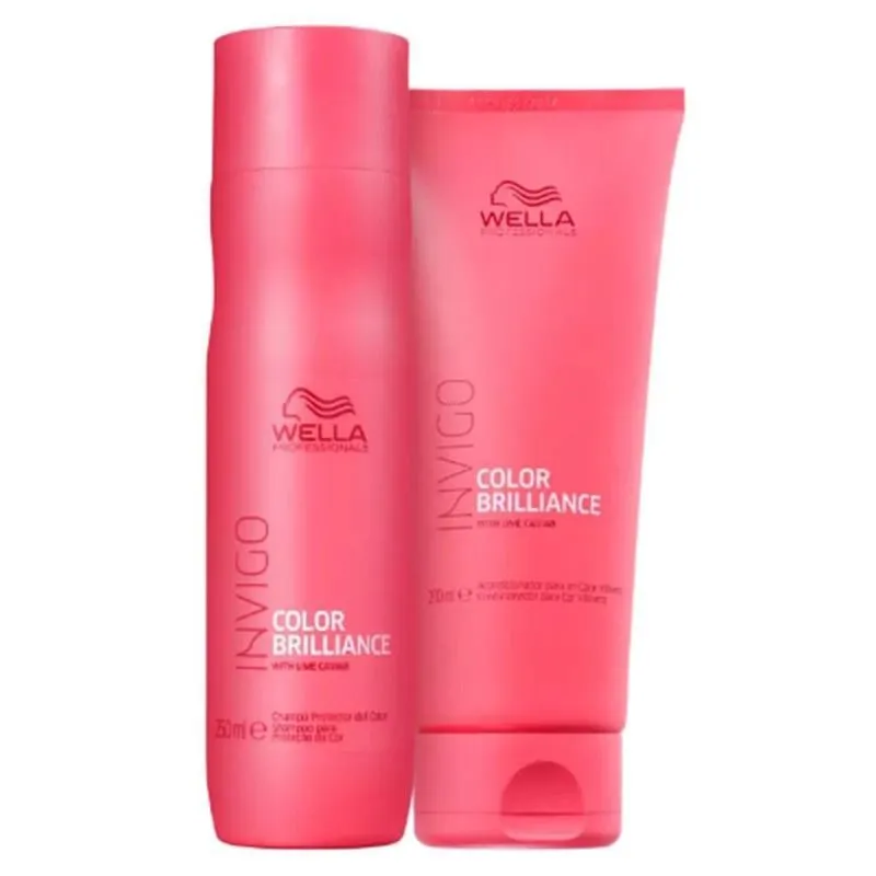 Wella Prof Invigo Color Brilliance Shamp 250ml+ Condic 200ml