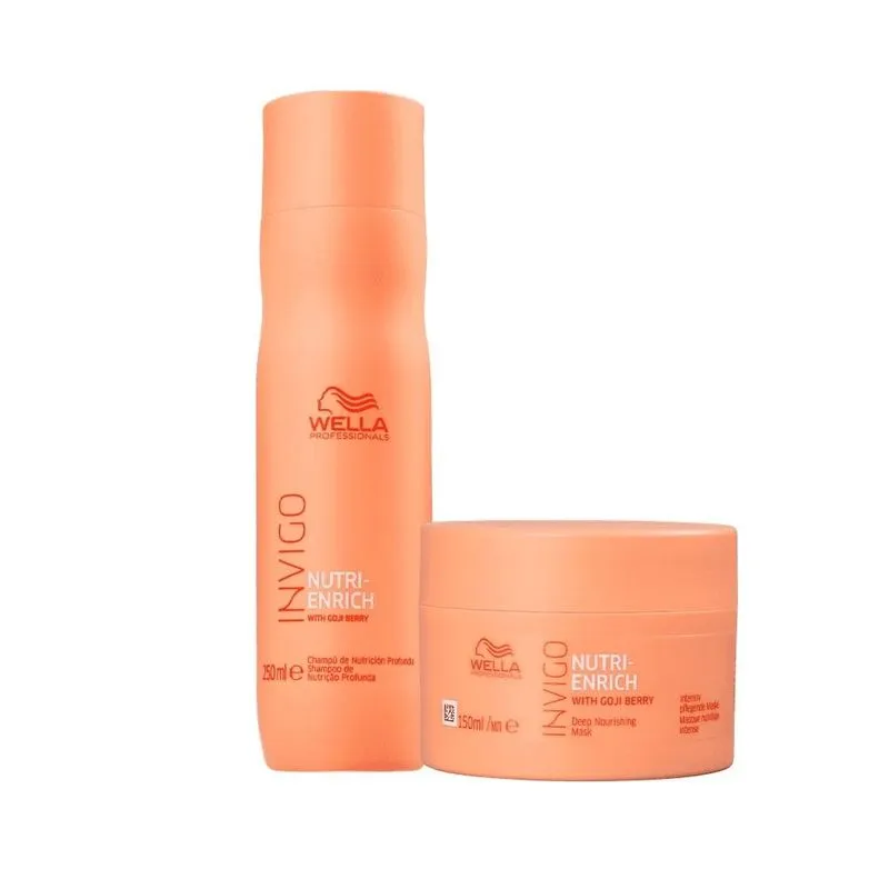 Wella Nutri-Enrich - Shampoo 250ml + Máscara 150ml