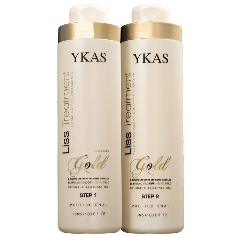 Ykas Gold Progressiva Kit Ouro (2 x 1 Litro)