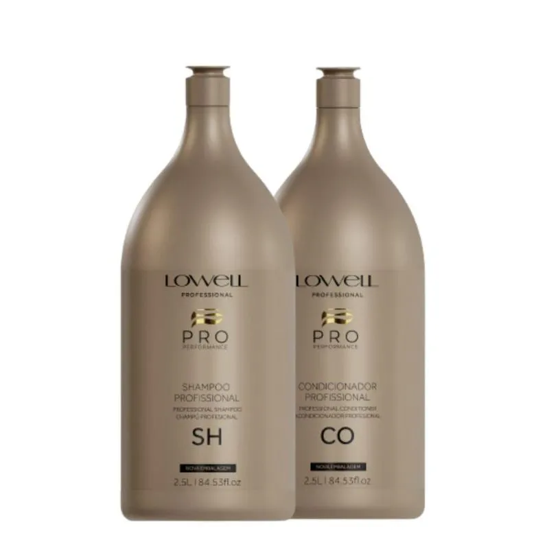 Lowell Lavatório Shampoo 2,5L + Condicionador 2,5L