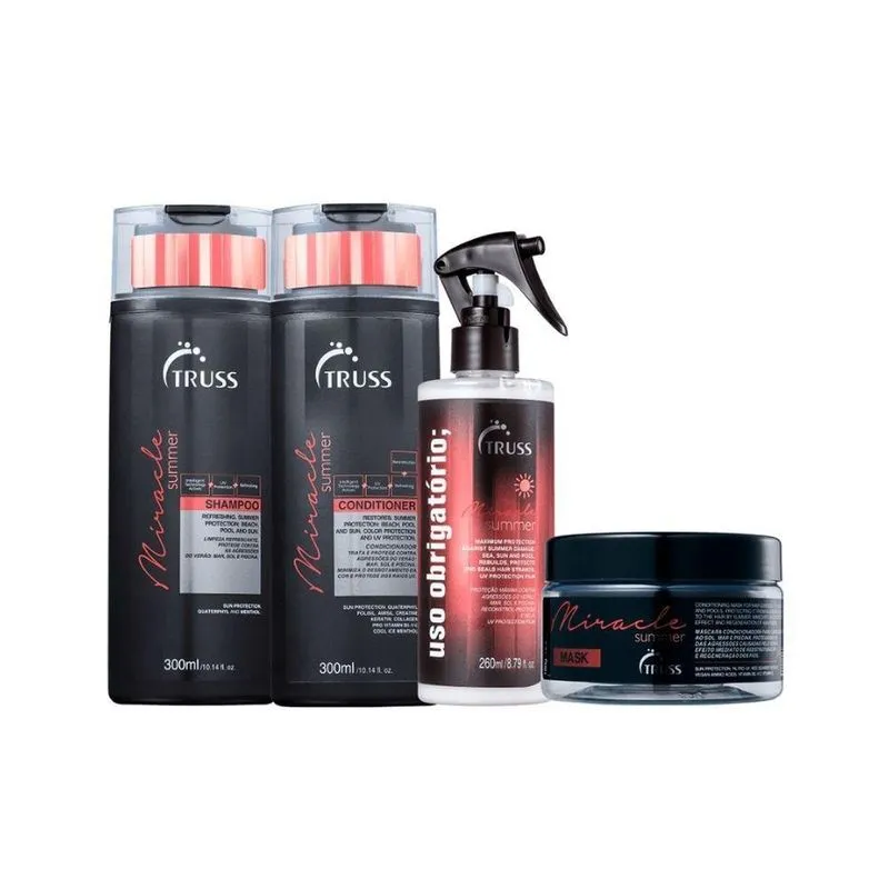 Truss Miracle Summer Duo + Masc 180g + Uso Obrigatório 260ml