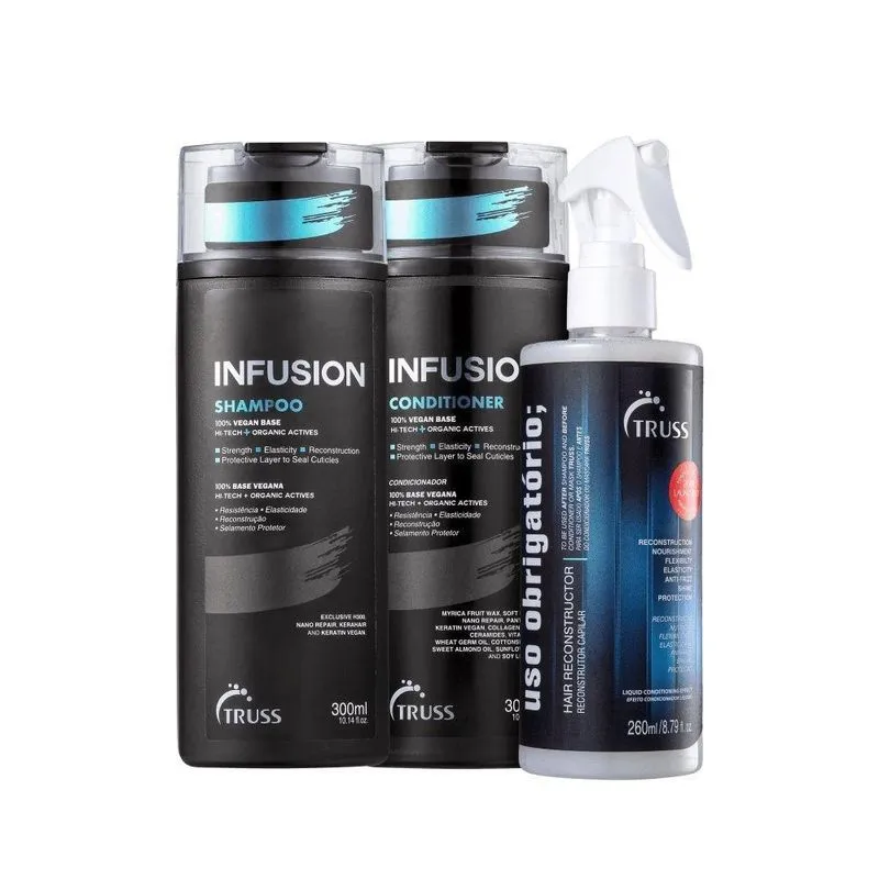 Truss Infusion Shamp 300ml+cond 300ml+uso Obrigatório 260ml