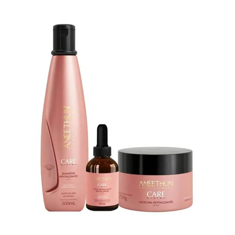 Aneethun Care Shampoo 300m + Máscara 250g + Scalp 40ml