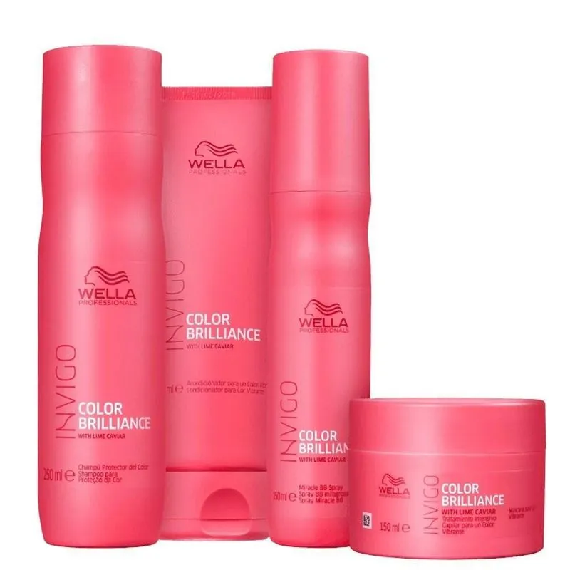 Wella Professionals Invigo Color B Shamp+cond+másc+leave-in