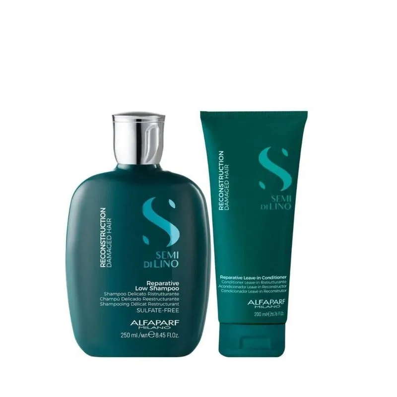 Alfaparf Semi Di Lino Reconstru Reparative Shamp+cond 200ml