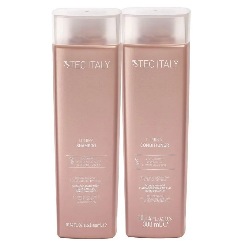 Tec Italy Lumina Shampoo Matizador + Condicionador 300ml
