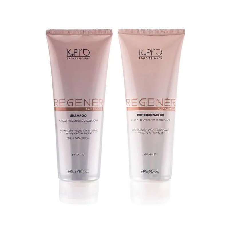 K.Pro Regenér - Kit Shampoo + Condicionador - 240g