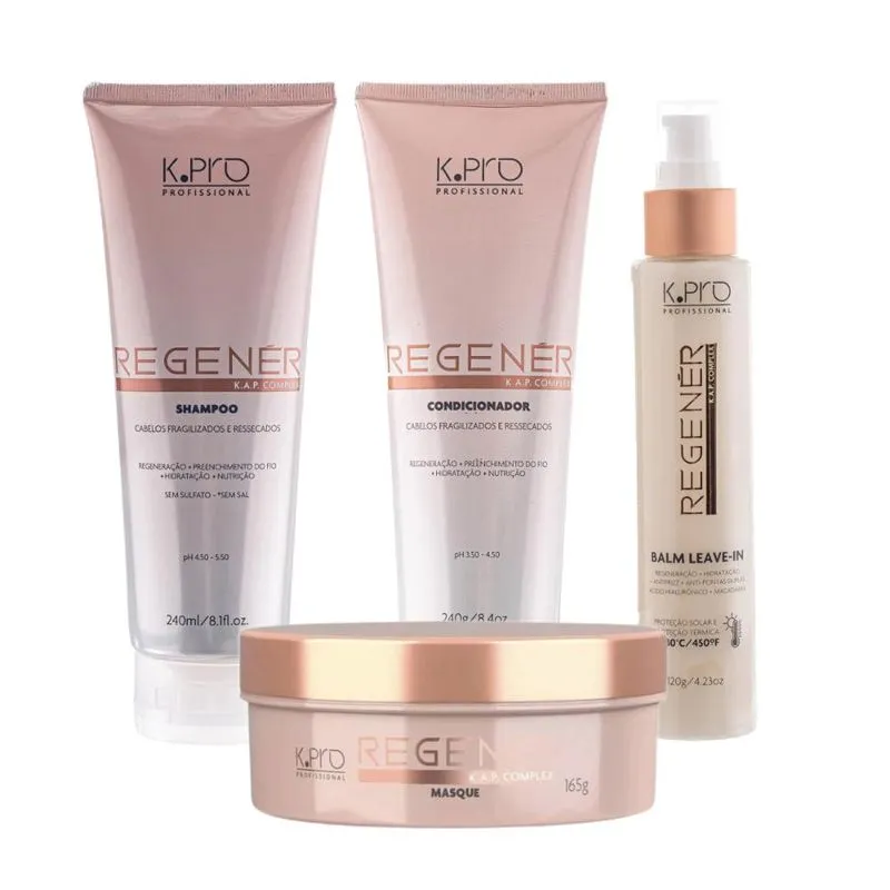 K.Pro Regenér - Kit Home Care (4 Produtos)