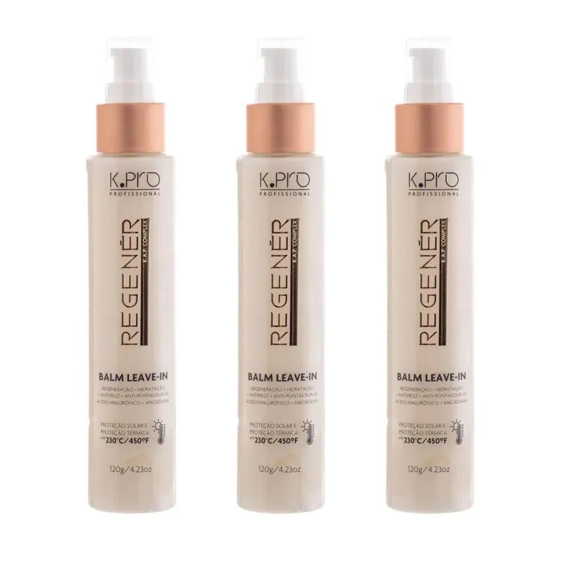 K.Pro Regenér Kit - 3 Balms Leave-In 120g