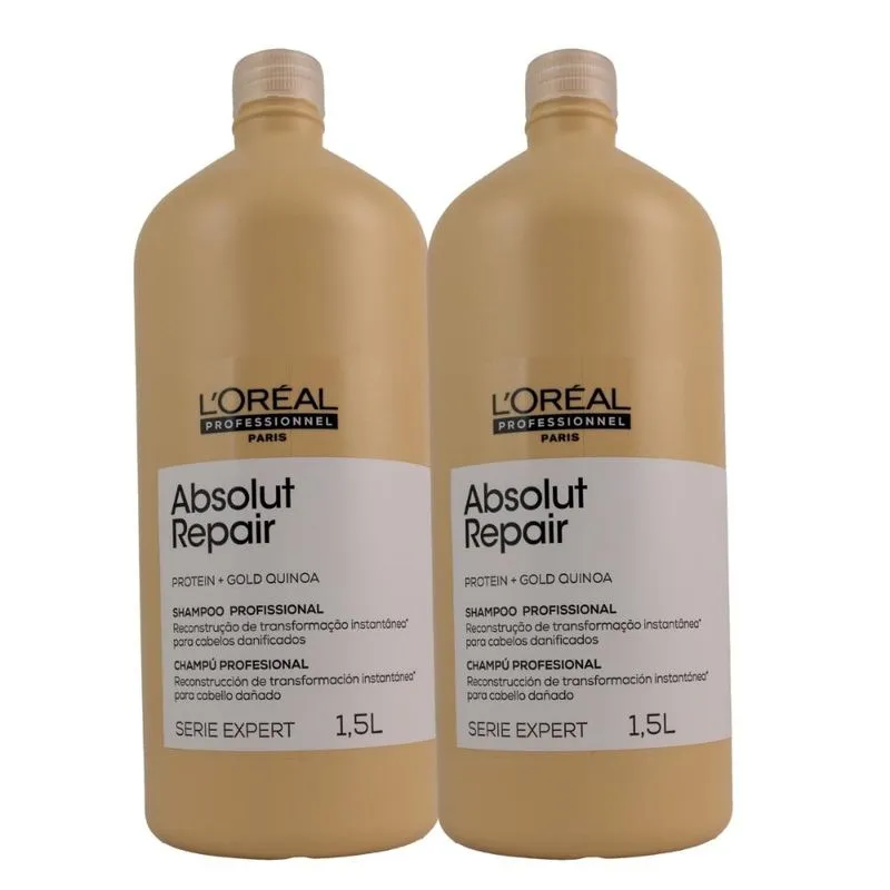 L'Oréal Professionnel Absolut Repair Gold Quinoa Kit 2 Shampoo 1,5L