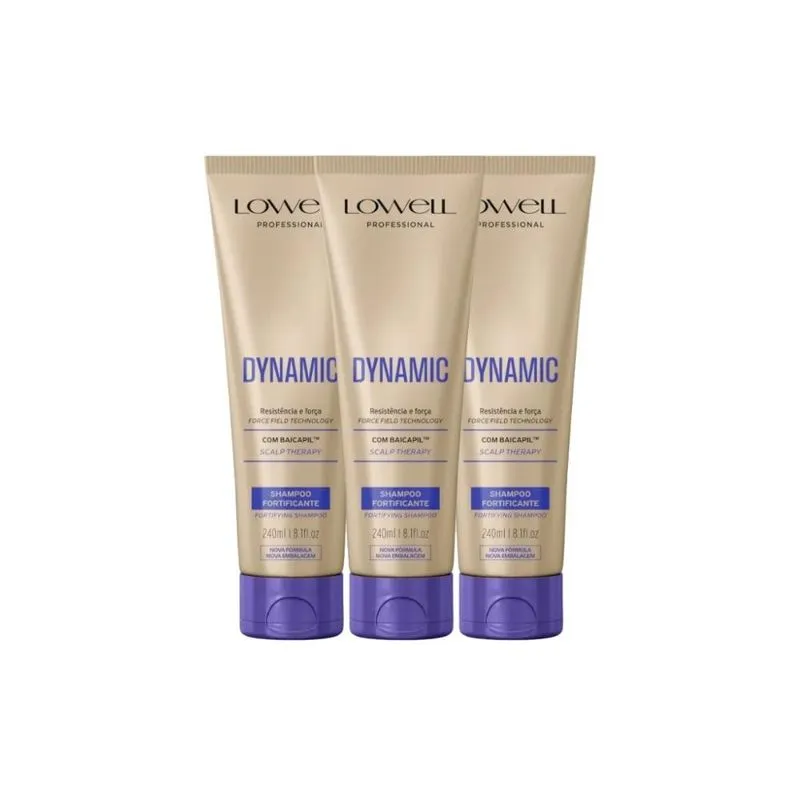 Lowell Dynamic Kit 3 Shampoo Fortificante 240ml