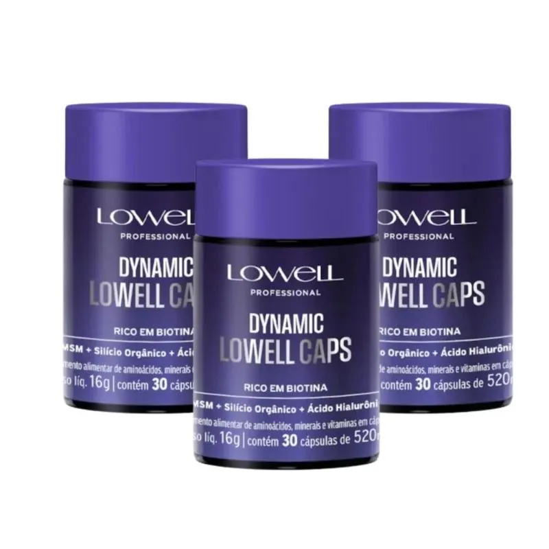 Lowell Dynamic Kit 3 Suplemento 30 Cápsulas