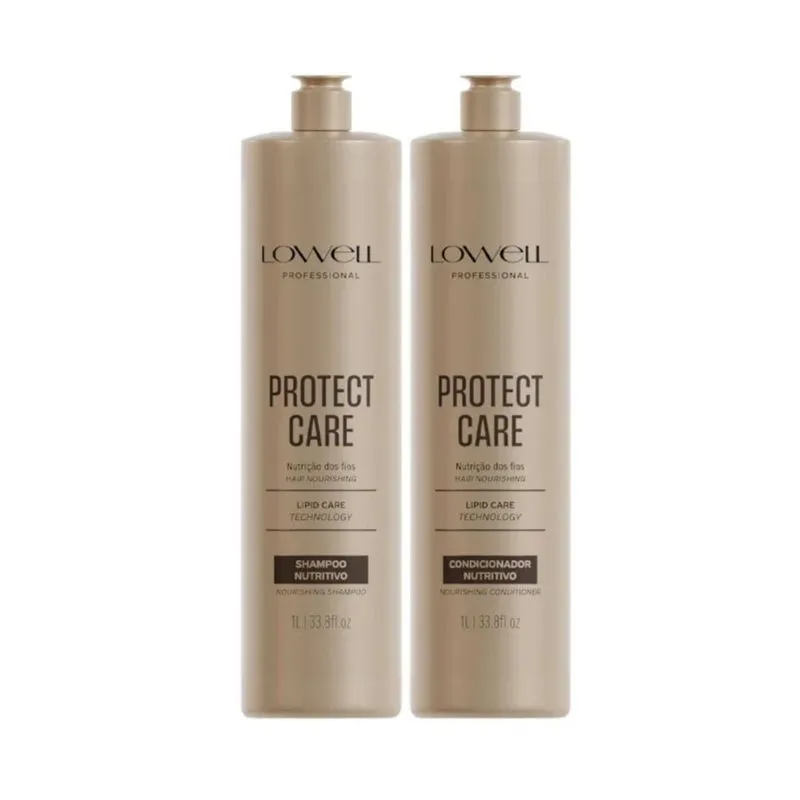 Kit Shampoo Condicionador Lowell Protect Care Salon duo