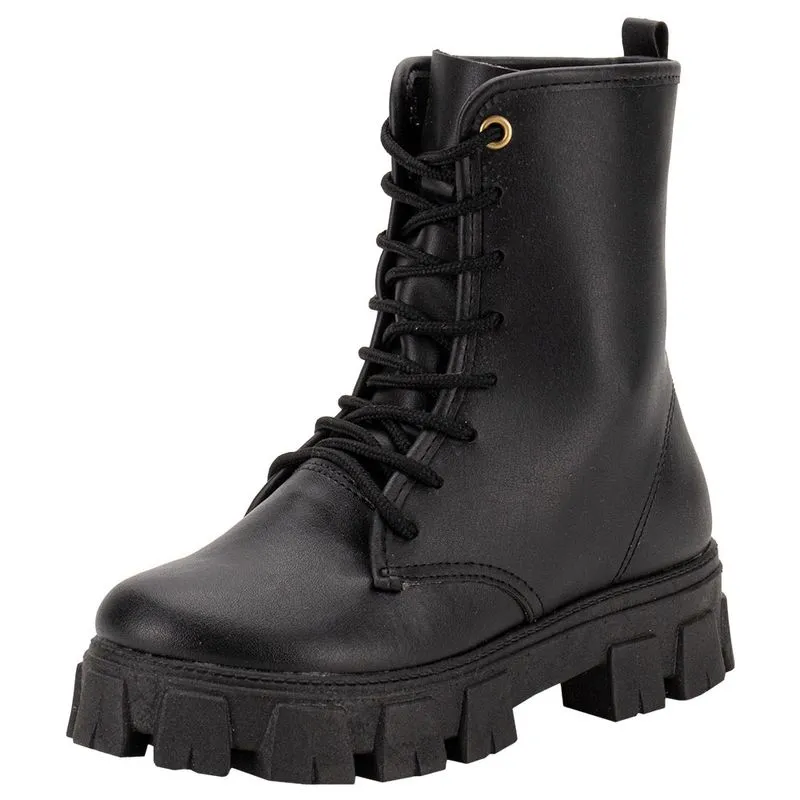 Bota Infantil Feminina Conturno Kidy 4340005 PRETO 34